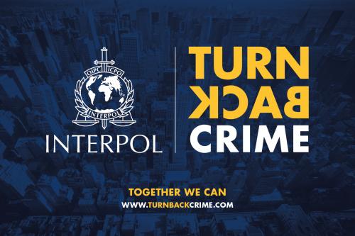INTERPOL's Turn Back Crime Campaign Logo